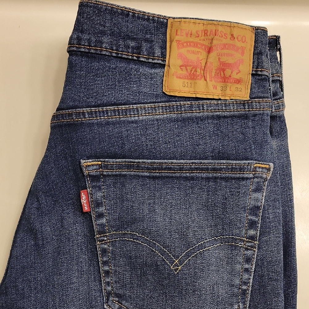 Levi's Dark Blue Denim Jeans